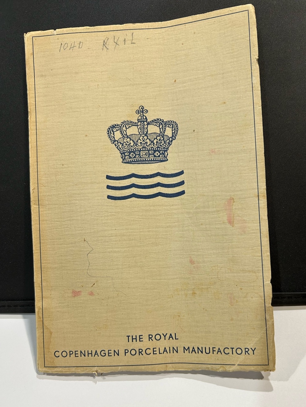 Royal Copenhagen Cream and Blue Porcelain Catalog